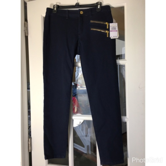 SOLD Michael Kors Jeans Skinny Dark Blue Sz 6 NWT - Picture 5 of 7